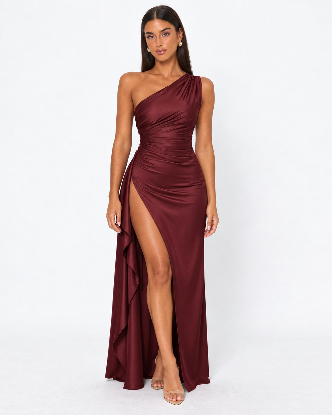 Main Event Satin Maxi — women's maxi dress, color option 2