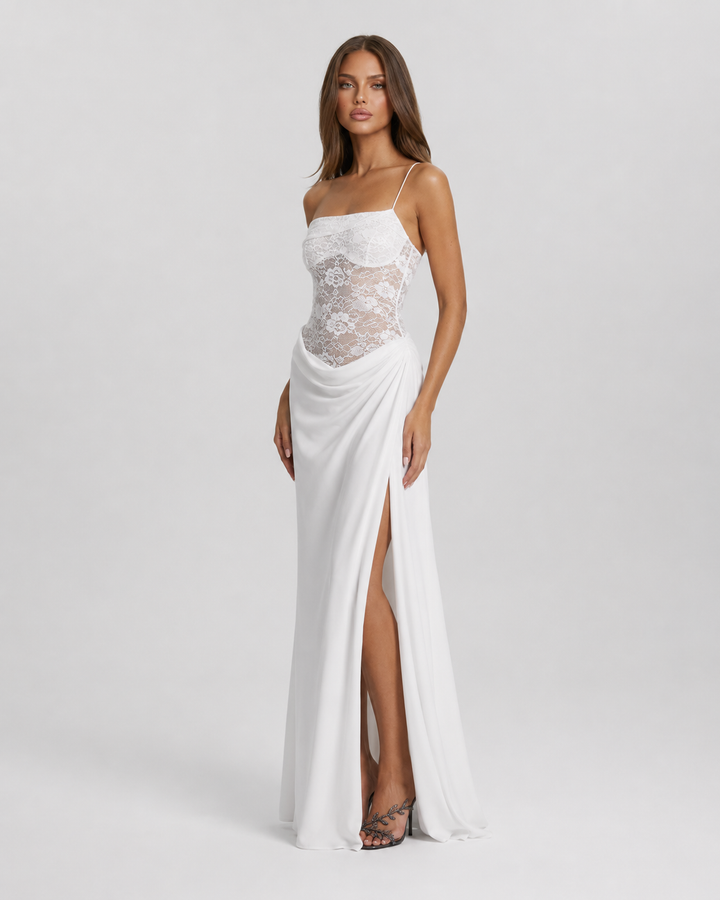 Luna Muse Maxi Dress - women's maxi dress, styled with heels