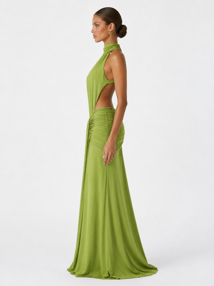 Scarlet Muse Gown - women's gown, waist detail