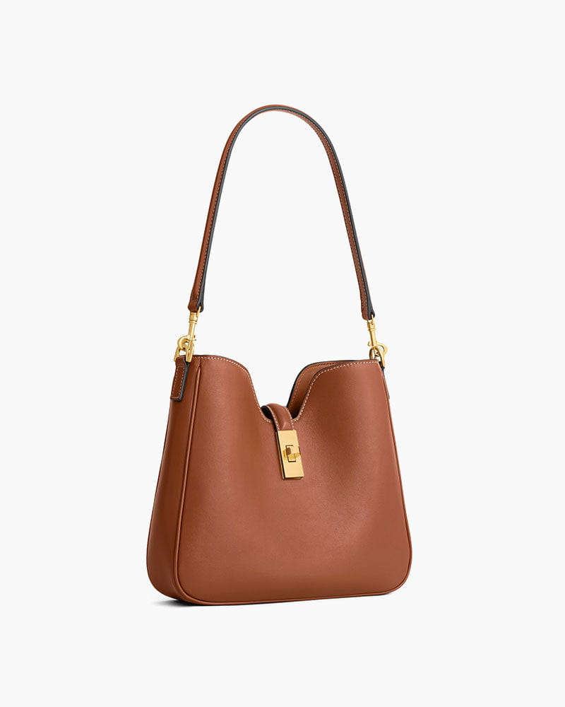 Women's Daily Commute Soft Leather Hobo Shoulder Bag