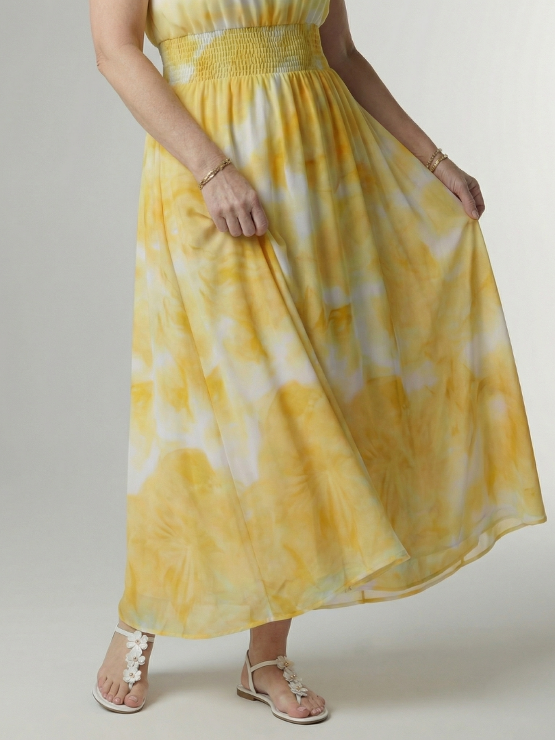 Sylin Midi Dress — back view