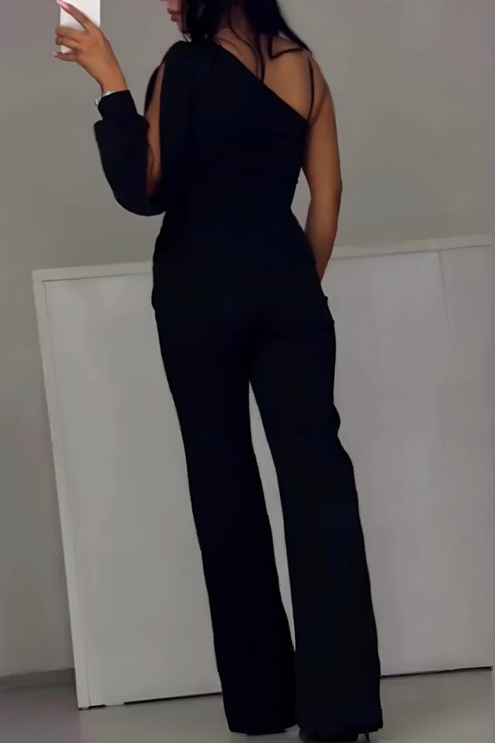 Ines sleek wide-leg one-piece women – full length