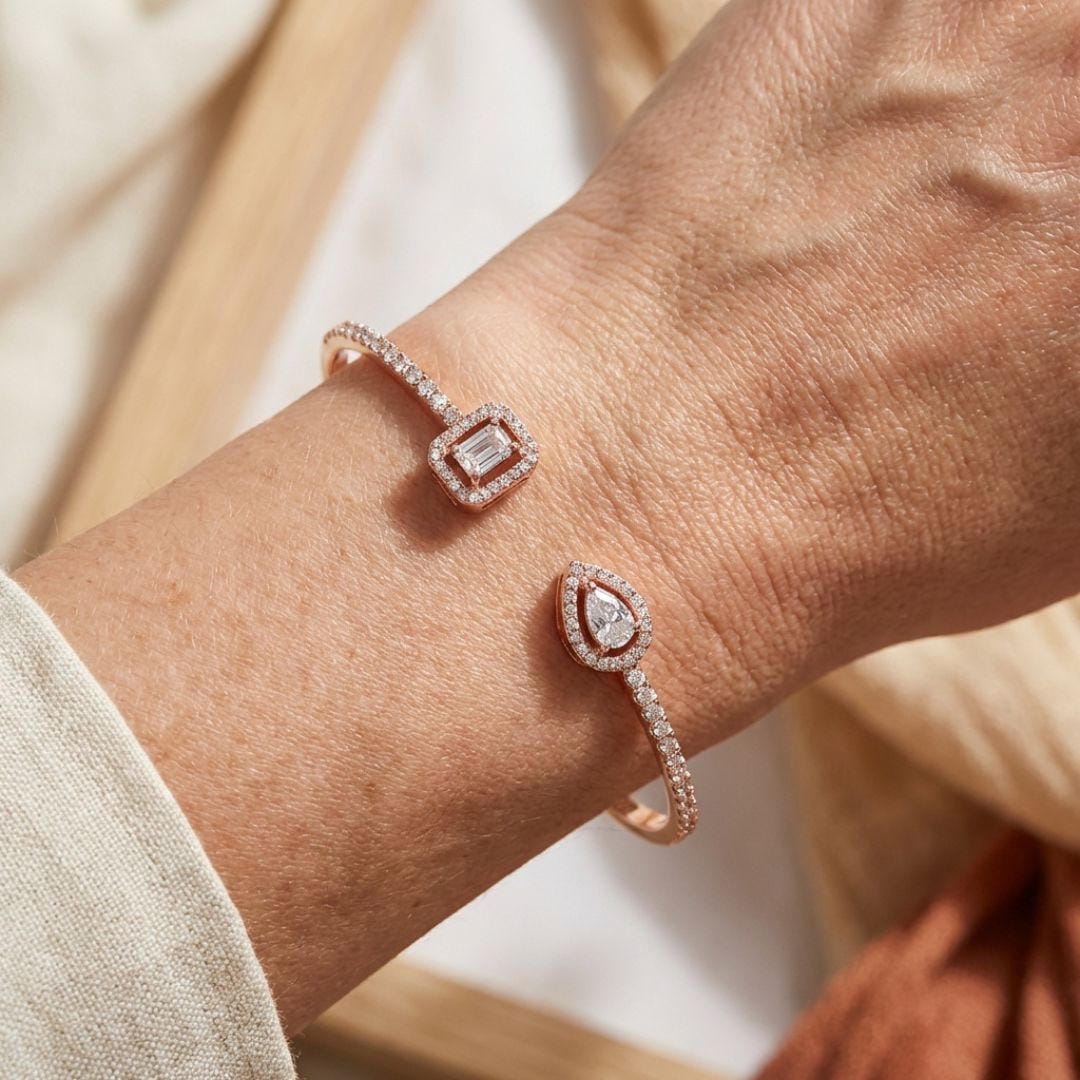 Bracelet worn on a model's wrist