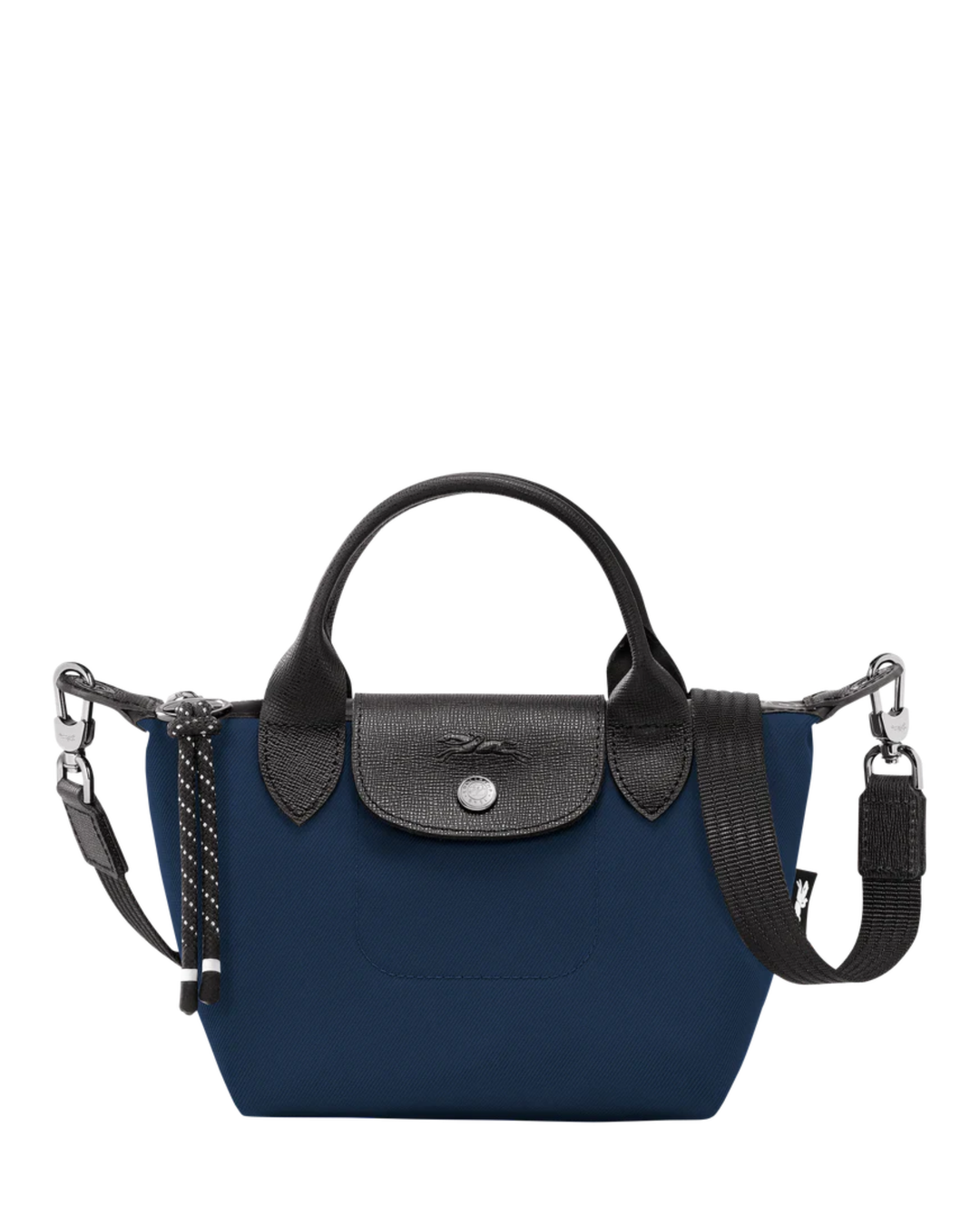 Longchamp Le Pliage Energy XS Crossbody Handbag Navy Marine Blue front view