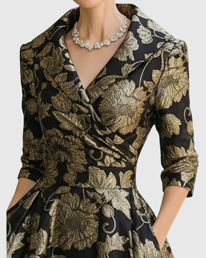 Morven | Floral Midi Dress