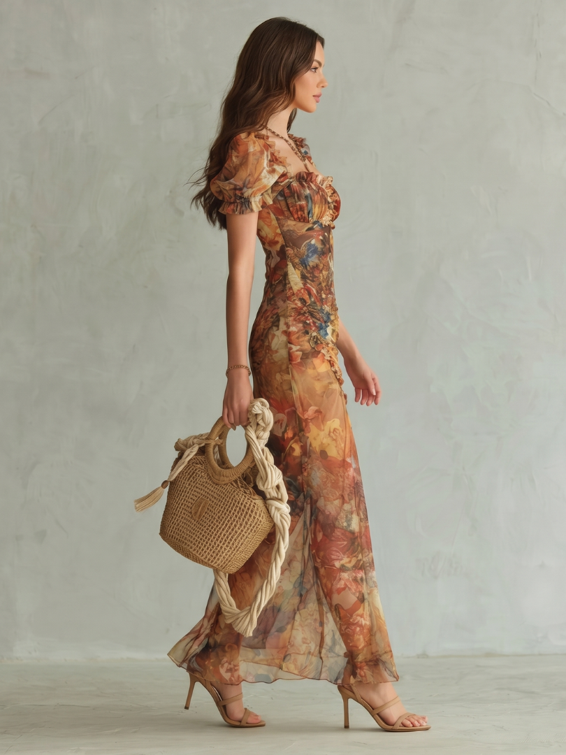 Ciel Midi Dress — side view