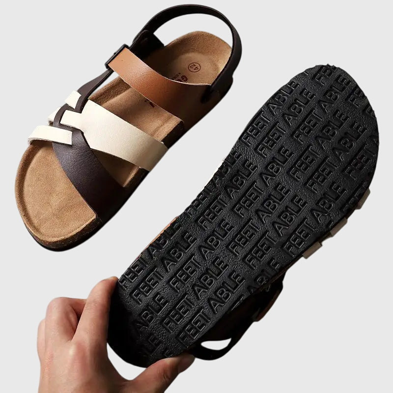 Nora Orthopedic Sandals — back view