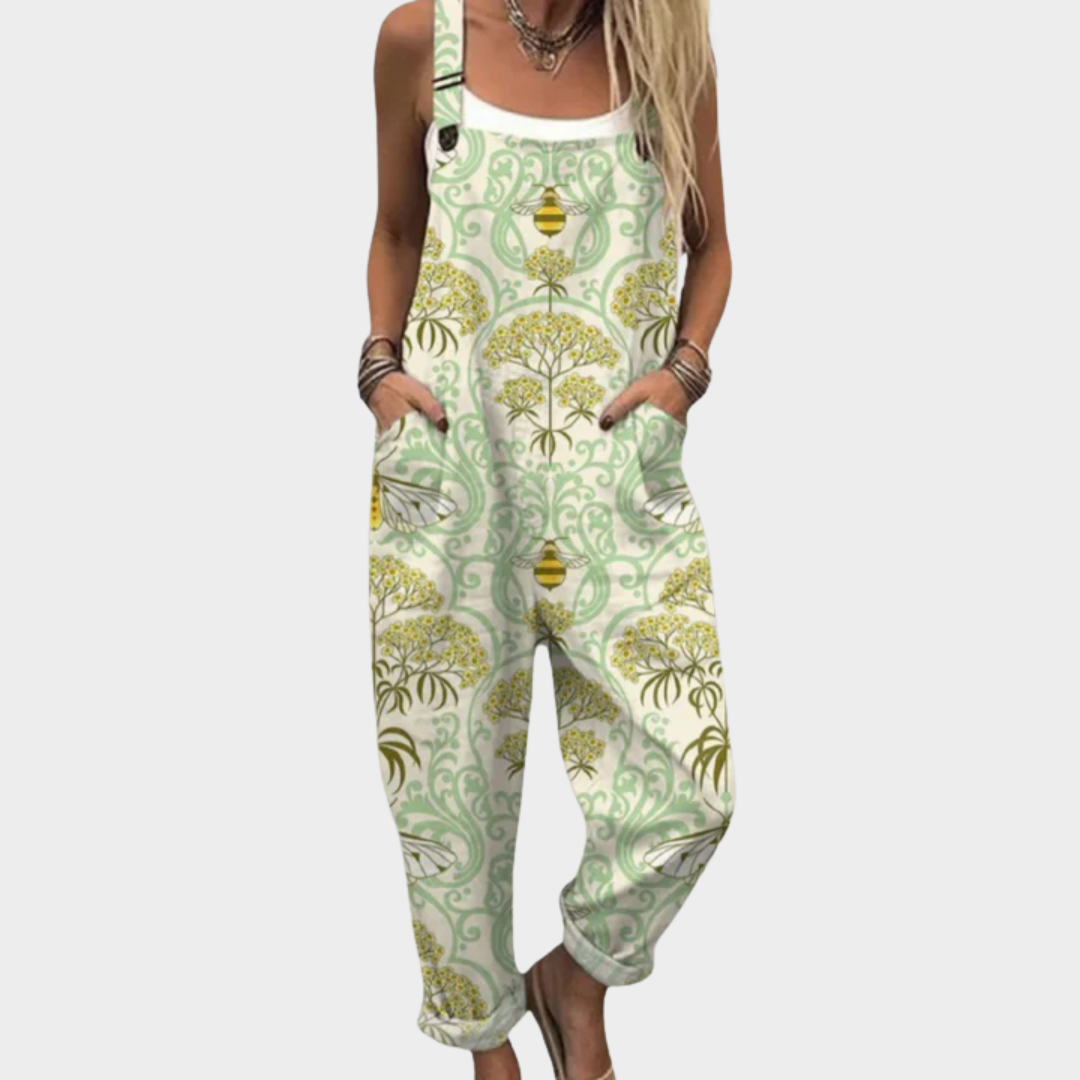 Relaxed Dungaree Jumpsuit — front view