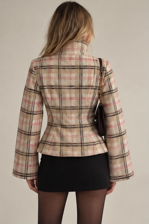 Clara Plaid Jacket