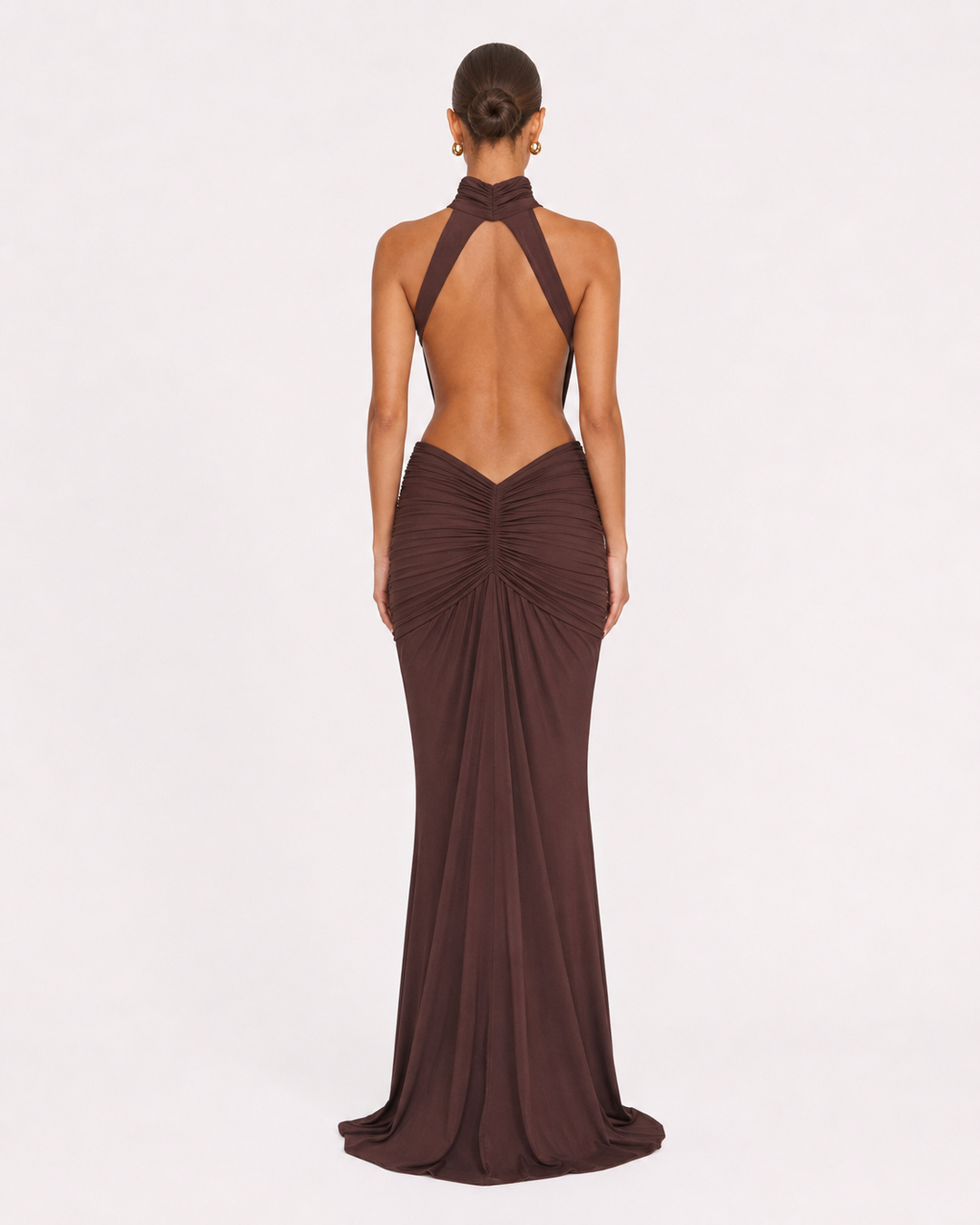 Scarlet Muse Gown - women's gown, back view