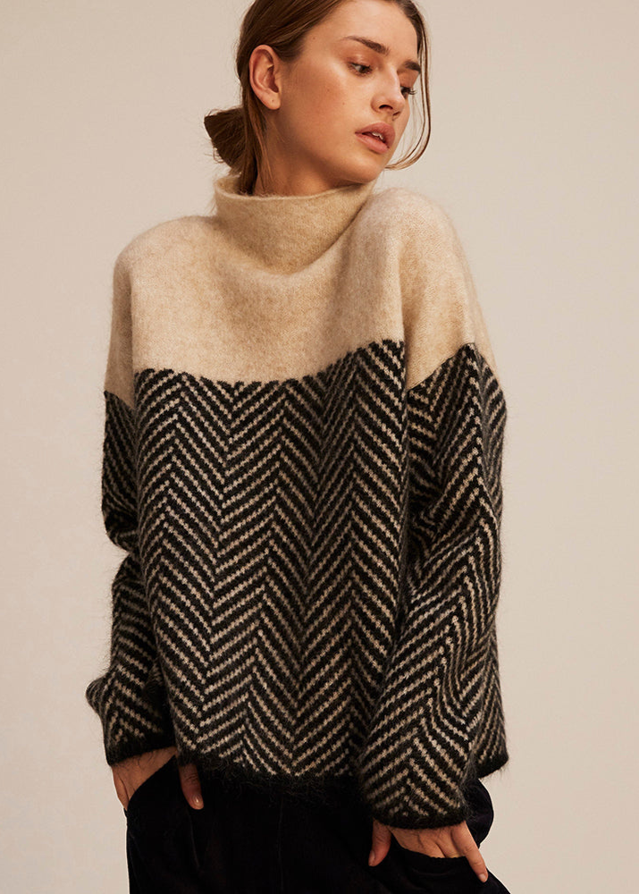 Amelique | Elegant Cotton Turtleneck