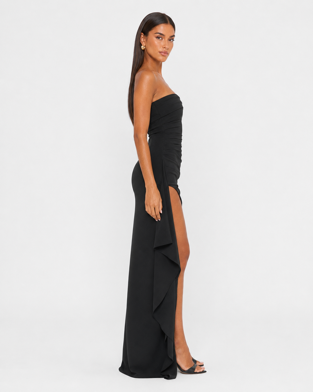 After Dark Maxi Dress - women's maxi dress, detail close-up