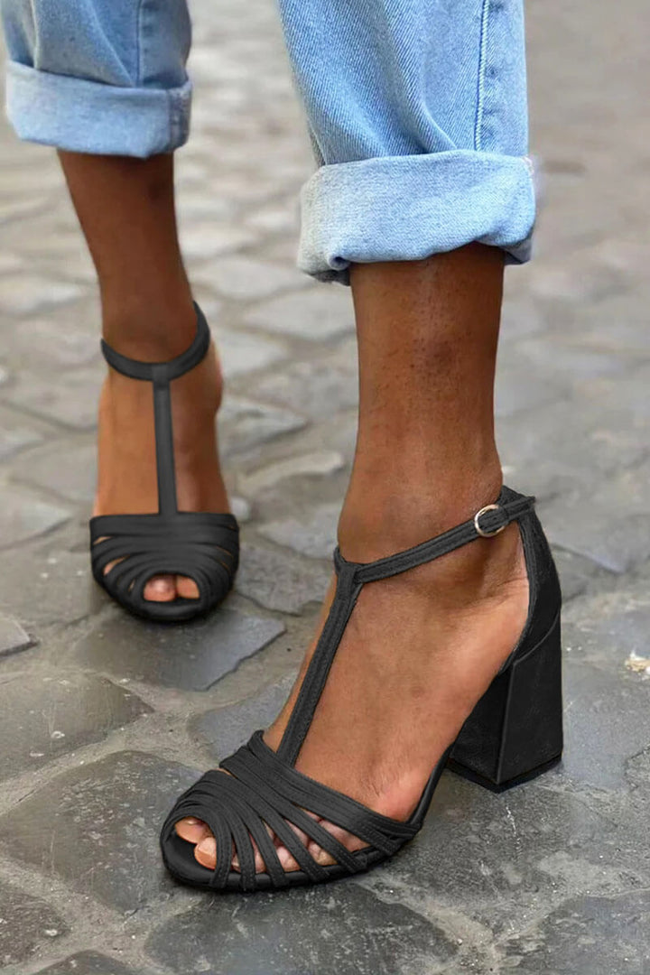 Elegant Sandals With T-Bar — alternate view