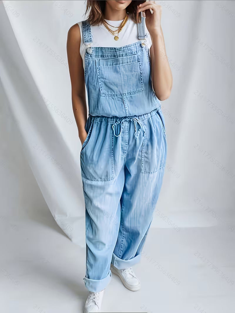 Saylor Denim Overalls — alternate view