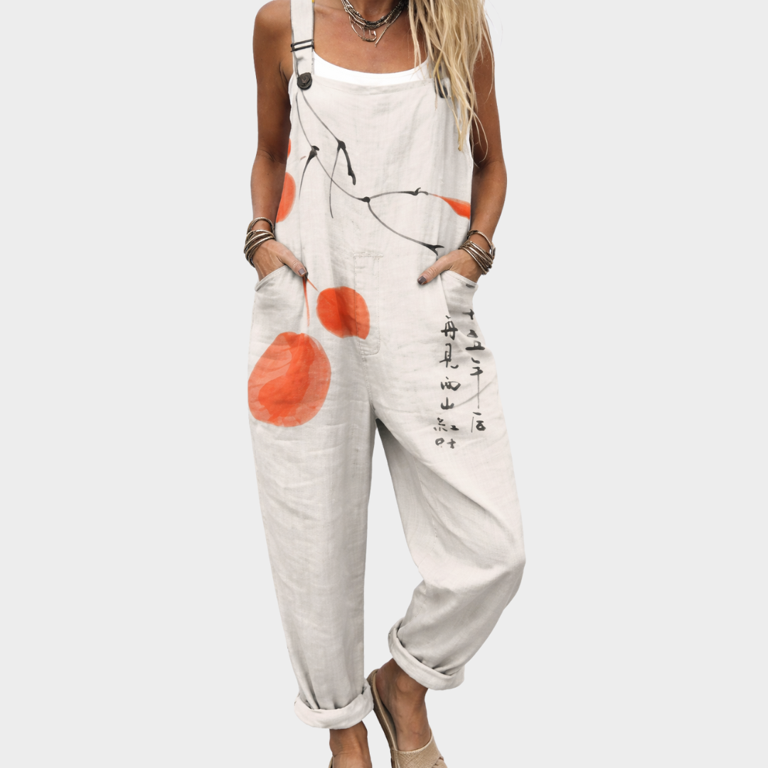 Relaxed Dungaree Jumpsuit — front view
