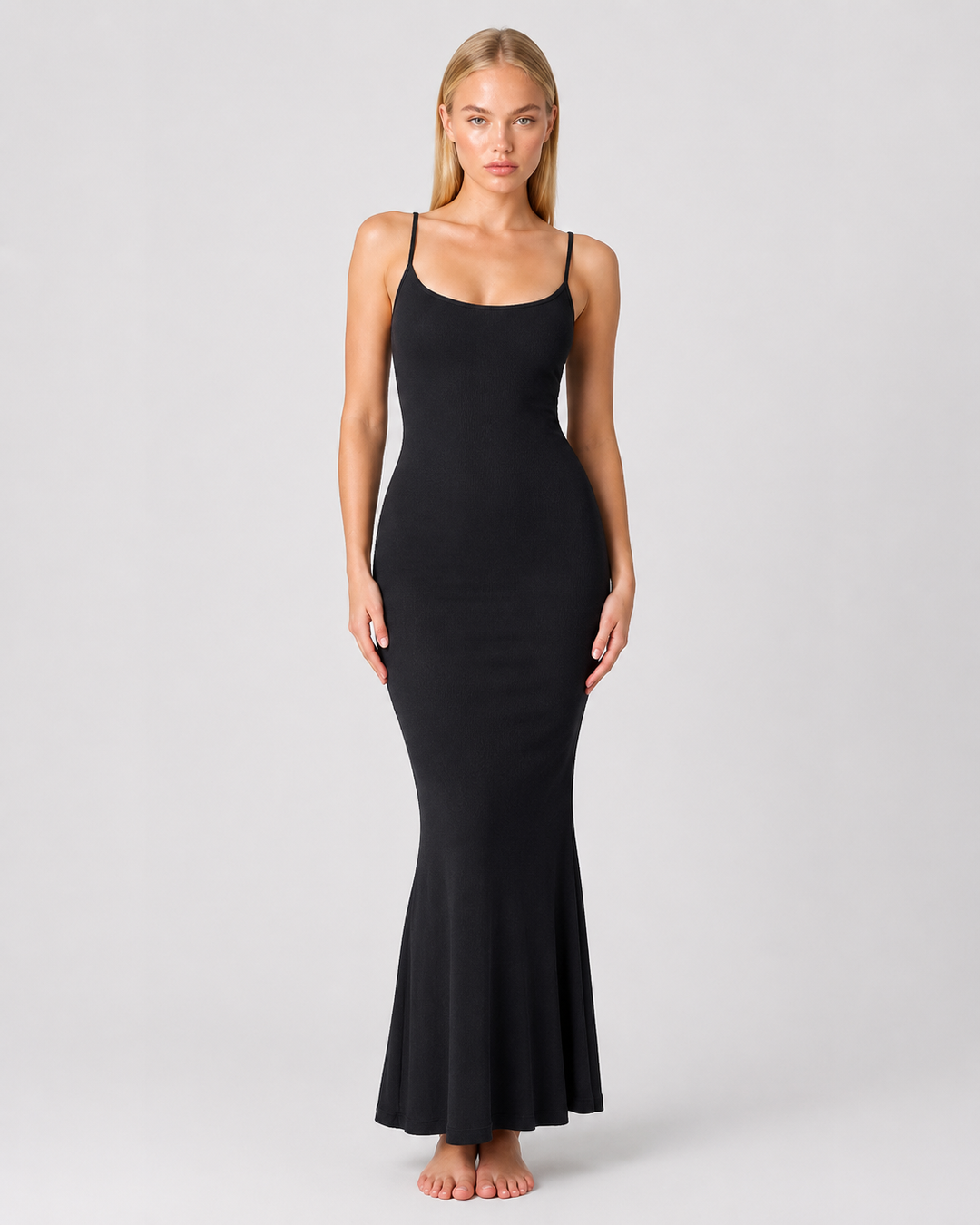 Second Skin Maxi Dress - women's maxi dress, front view