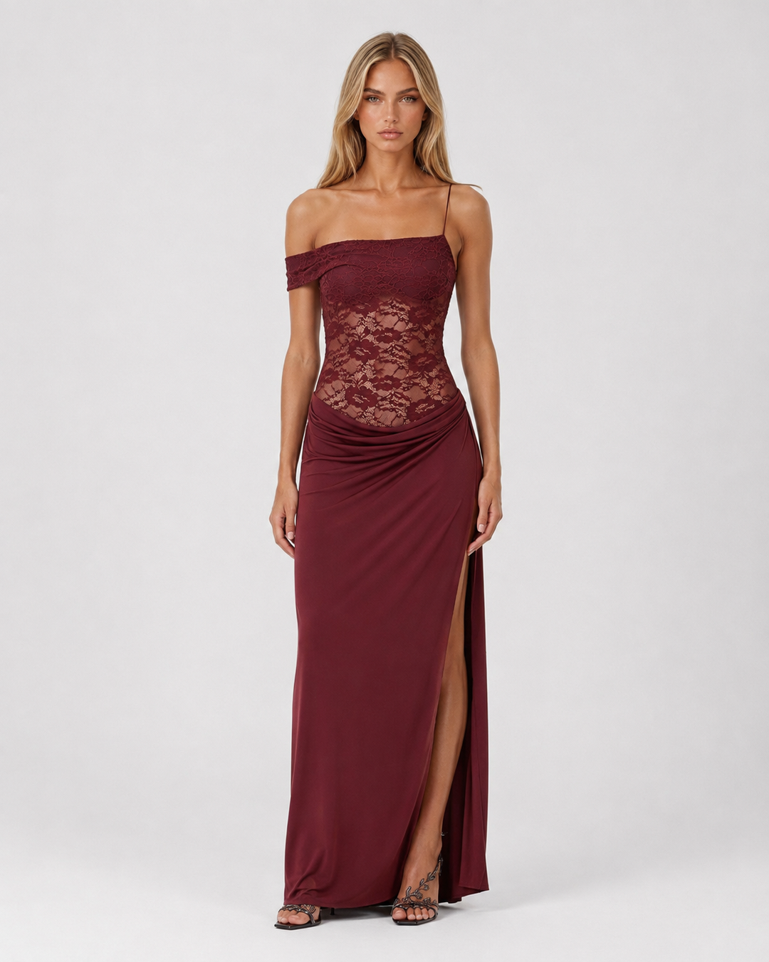 Luna Muse Maxi — women's maxi dress, front view