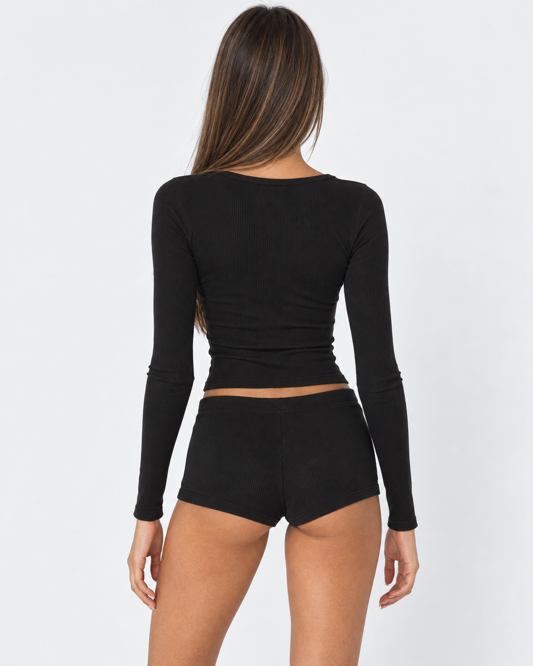 Slow Morning Ribbed Set — women's two-piece set, color option 4