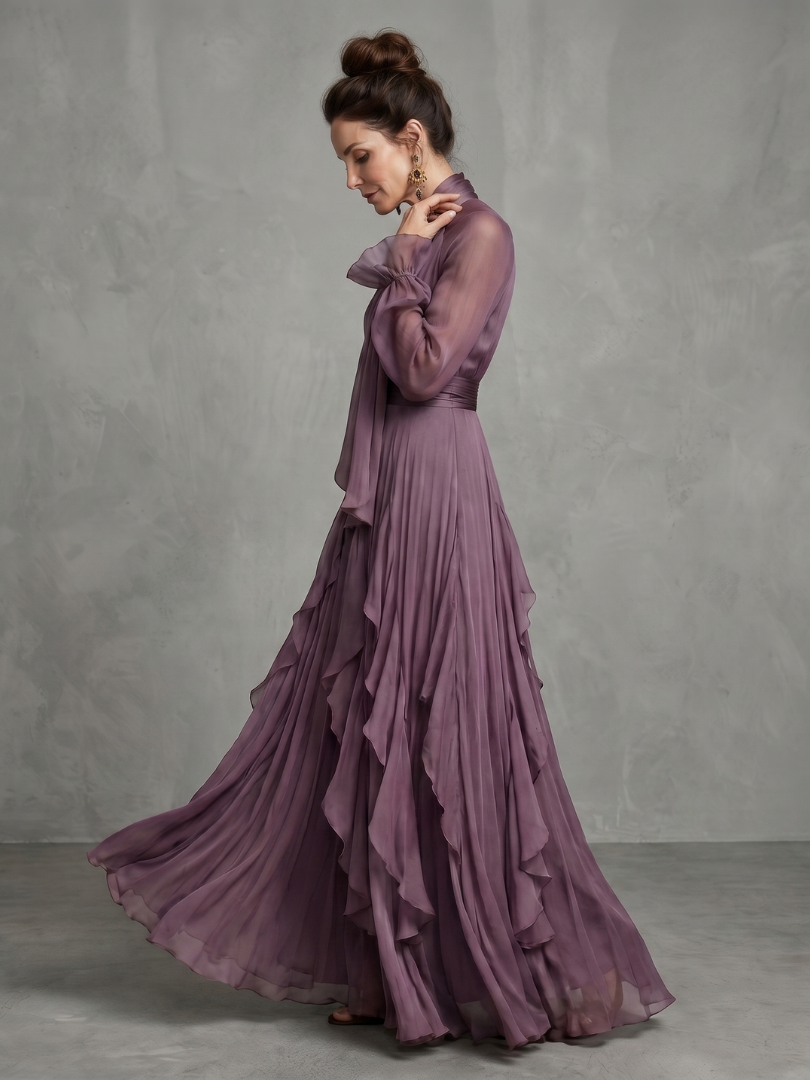 Demetria Maxi Dress — back view