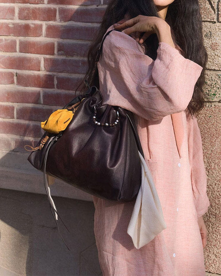 Women's Medium Everyday Ebony Textured Bag Set