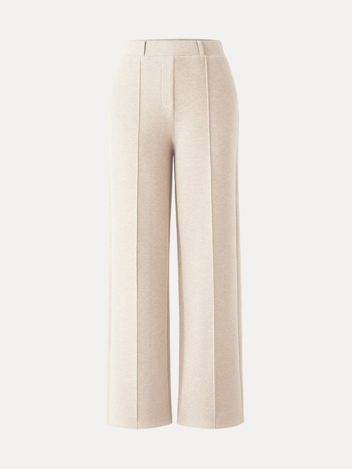 High Waisted Warm Straight Leg Pull On Pant