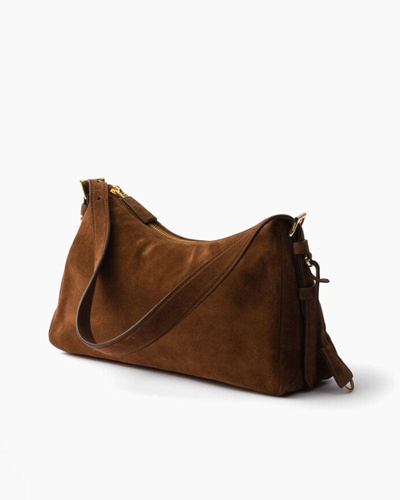 Women's Travel Outfit Comfortable Suede Shoulder Bag
