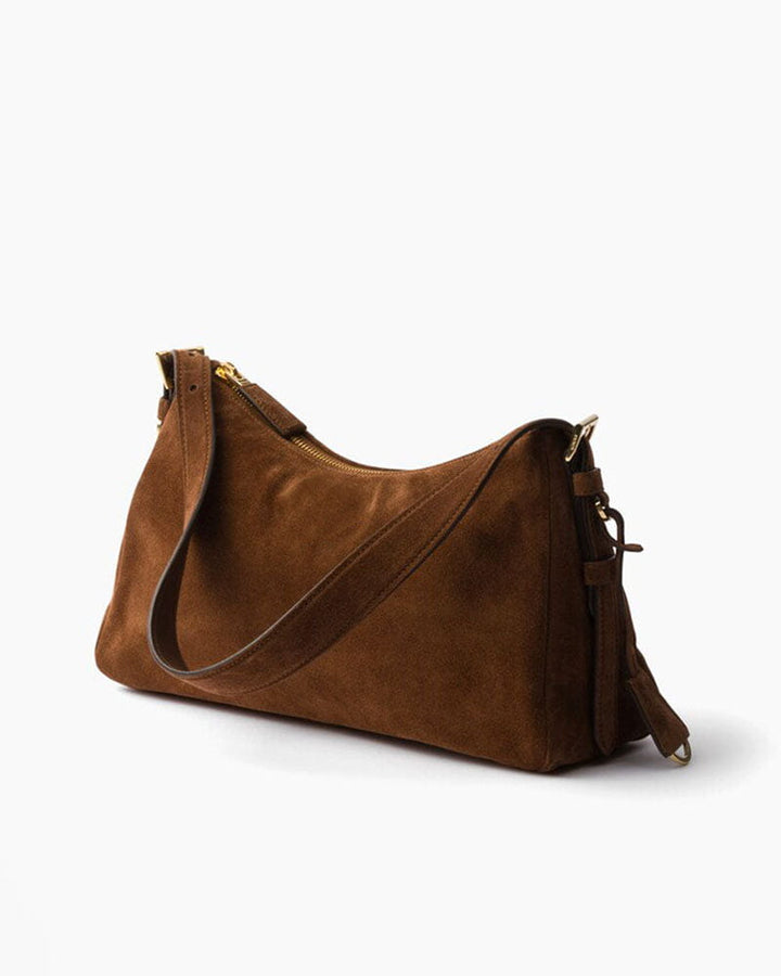 Women's Travel Outfit Comfortable Suede Shoulder Bag