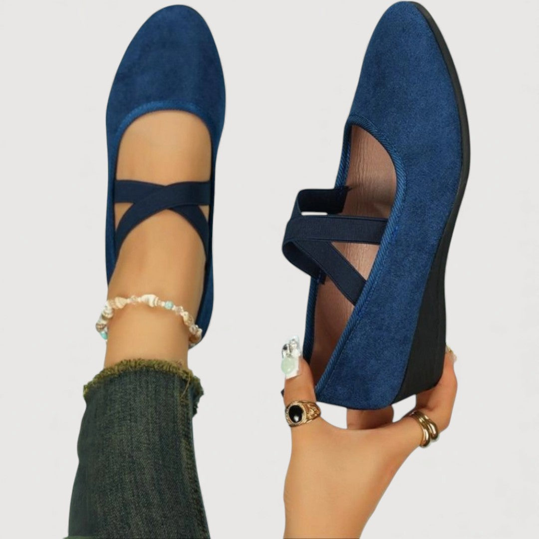 Livia Elegant Comfort Flats — detail view