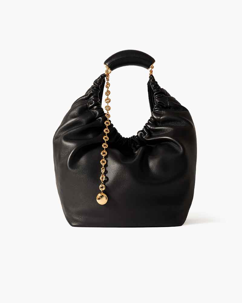 Small Burgundy Nappa Bag for Artful City Living