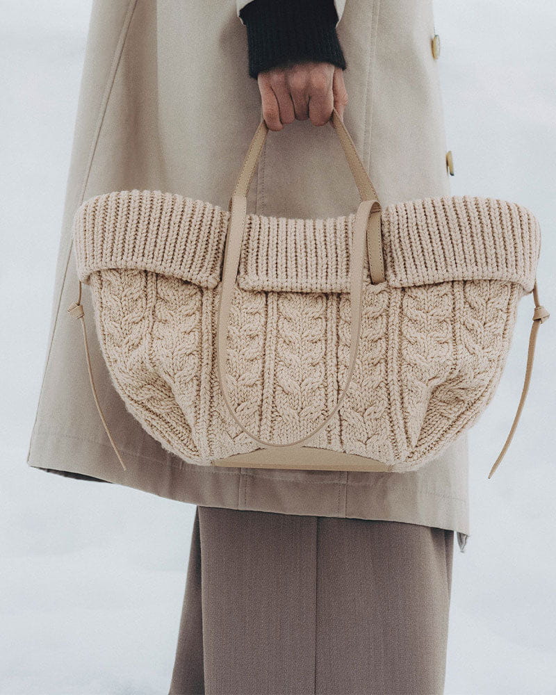 Women's Textured Top Handle Bag