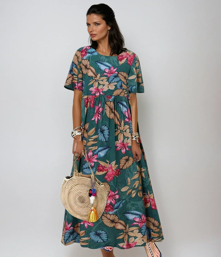 Lovi Boho Summer Dress — back view