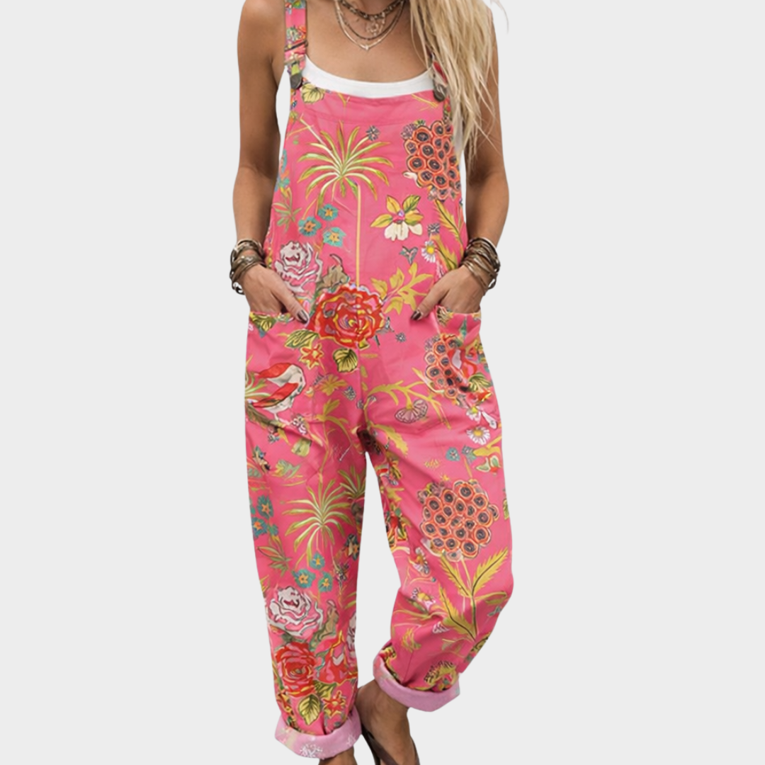 Relaxed Dungaree Jumpsuit — front view