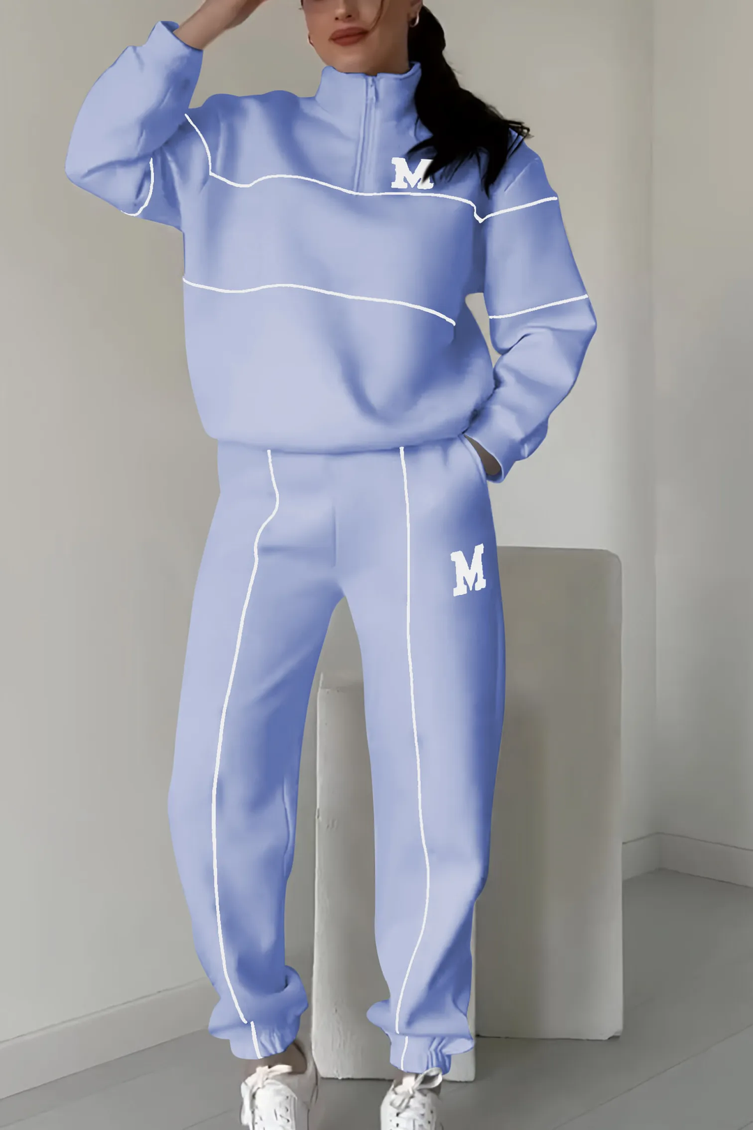 Ella Comfortable Casual Two-Piece Set — styled view