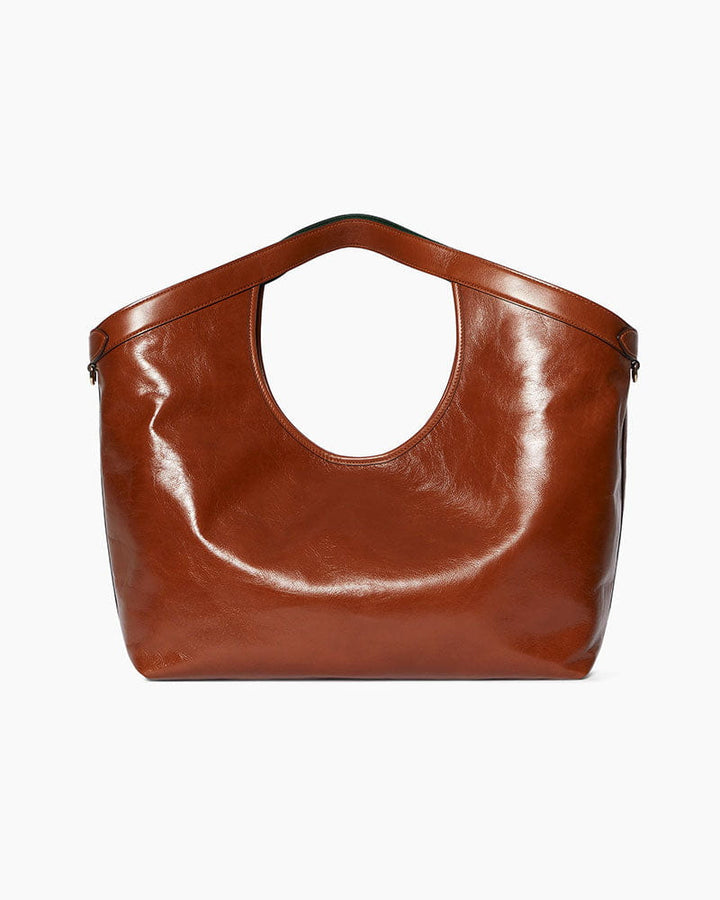 Large Black Leather Tote for Executive Daily Commutes