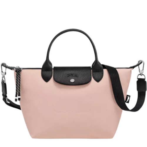 Longchamp Le Pliage Energy L Top Handle Crossbody Bag Pink front view