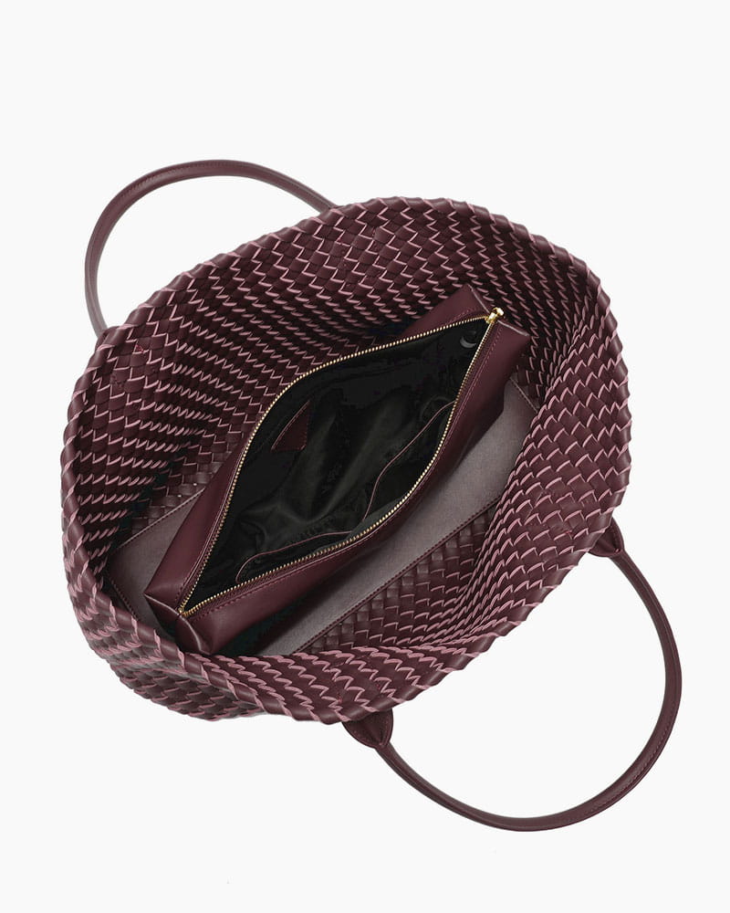 Chic Everyday City Handwoven Leather Tote