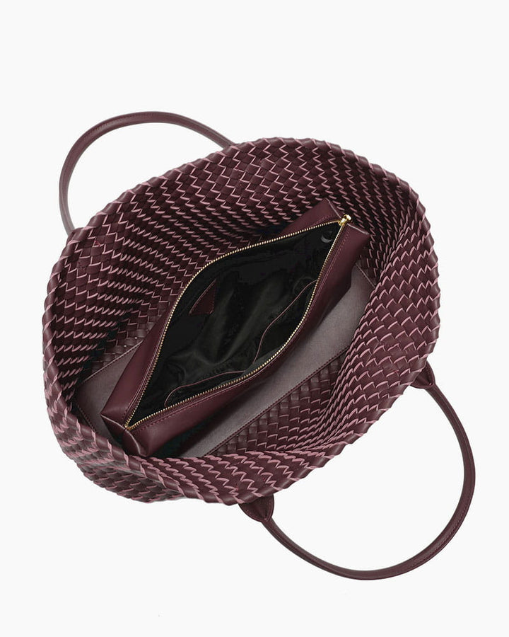 Chic Everyday City Handwoven Leather Tote