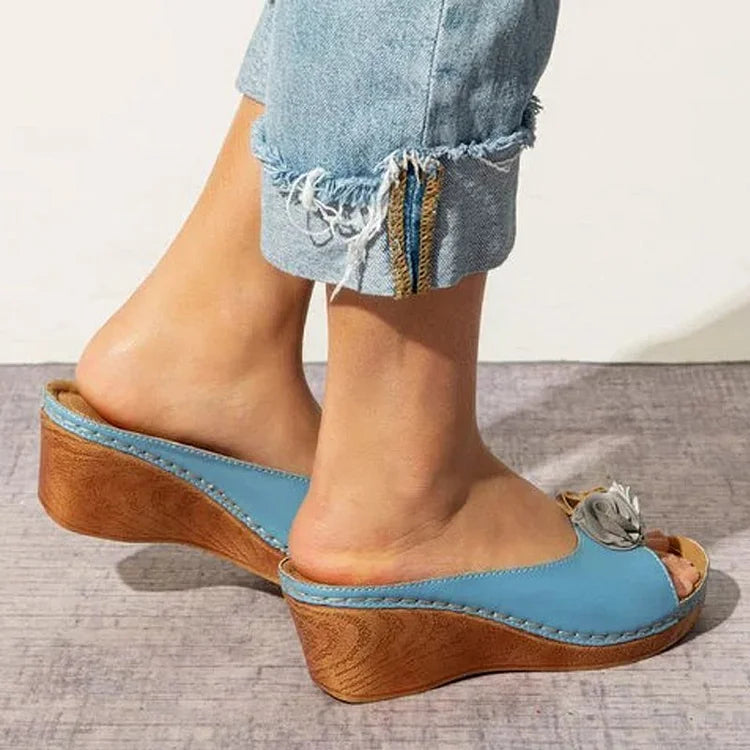 Lily Orthopedic Sandals — top view