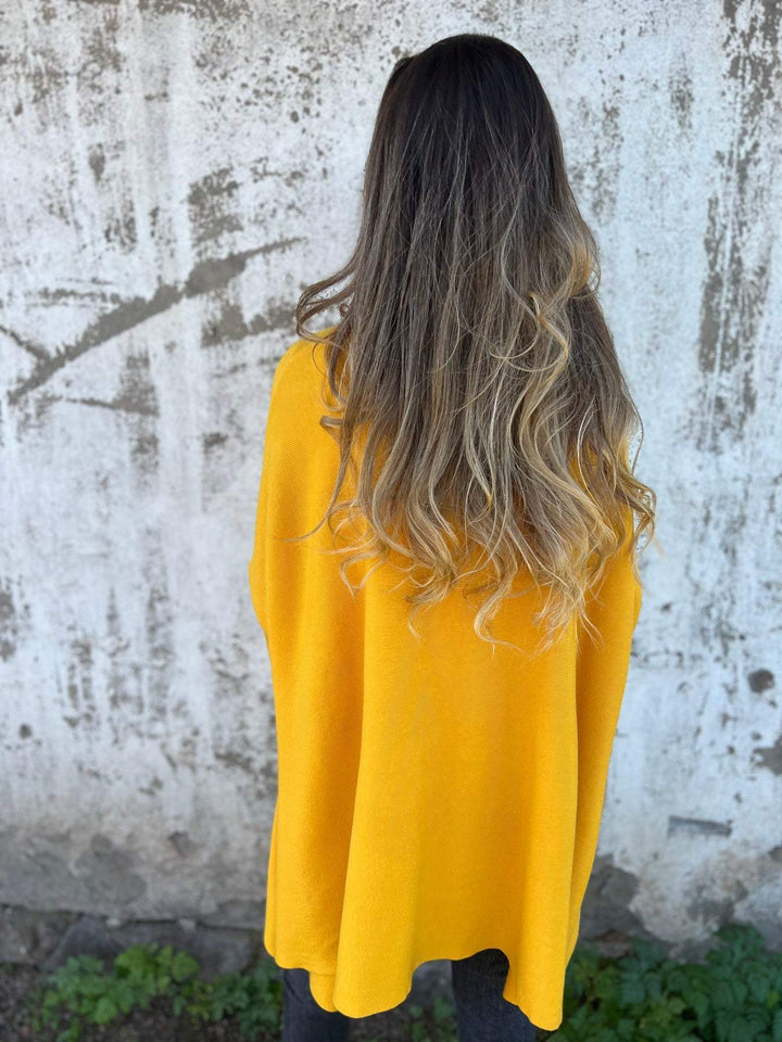 Grace Comfortable V-neck Long Sleeve Sweater — additional view