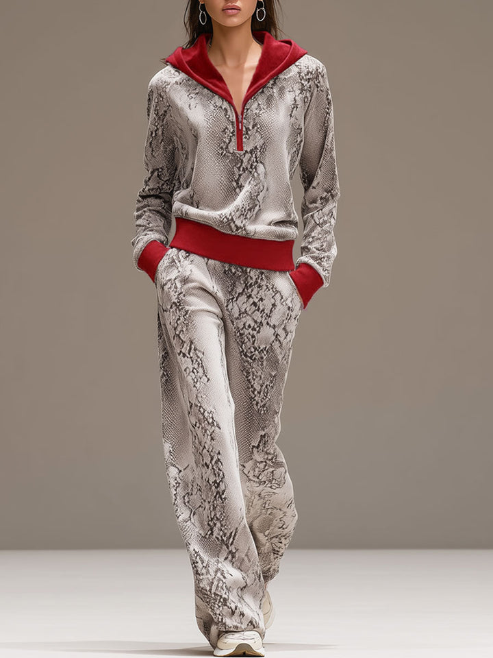 Tamara velvet sports co-ord set women – front view
