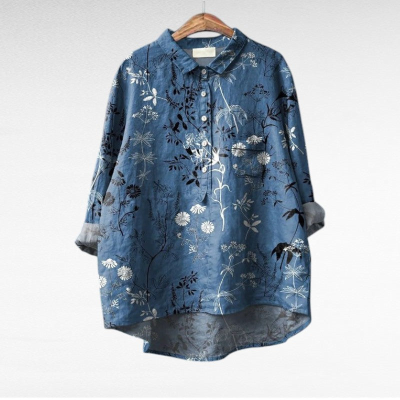 Claire Colourful Summer Blouse — product view