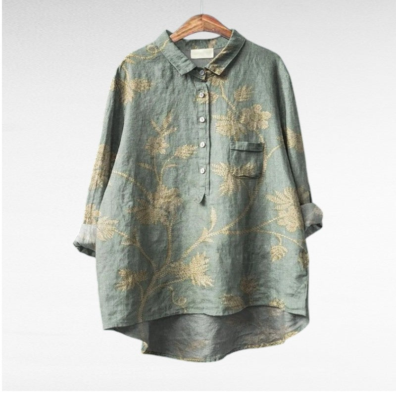 Claire Colourful Summer Blouse — additional view