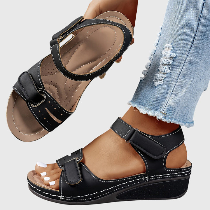 Crystal Orthopedic Sandals — back view