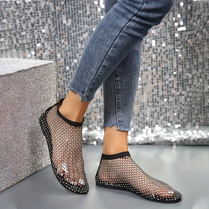 Aubrey Orthopedic Flat Sandals — back view