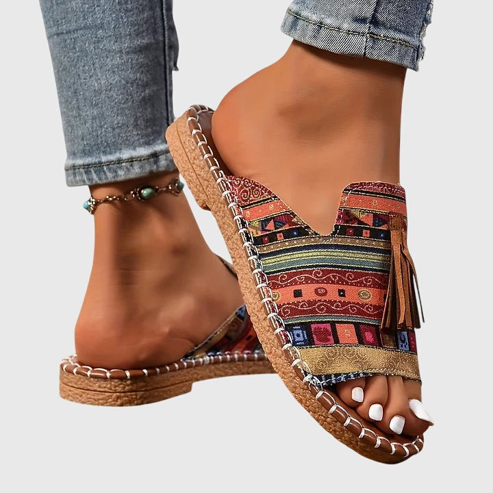 Lorraine Orthopedic Sandals — lifestyle shot