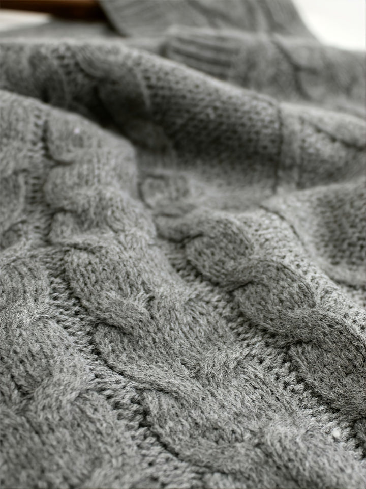 Wrenley | Women's Cable Knit V-Neck Sweater Vest