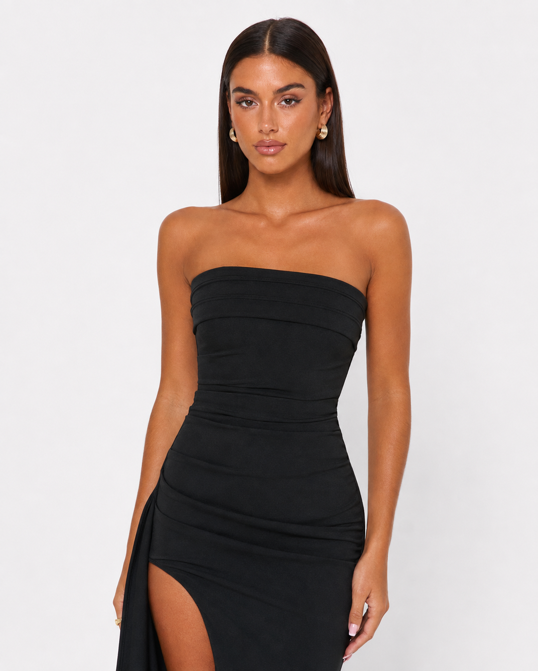 After Dark Maxi Dress - women's maxi dress, side view