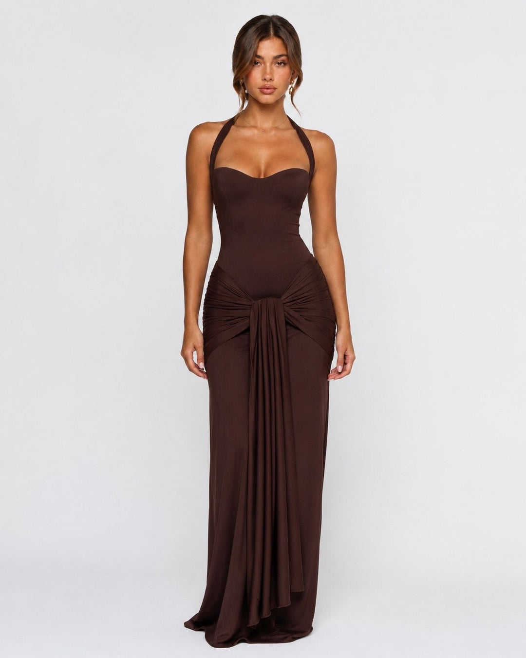 Midnight Hour Maxi — women's maxi dress, styled as a complete outfit