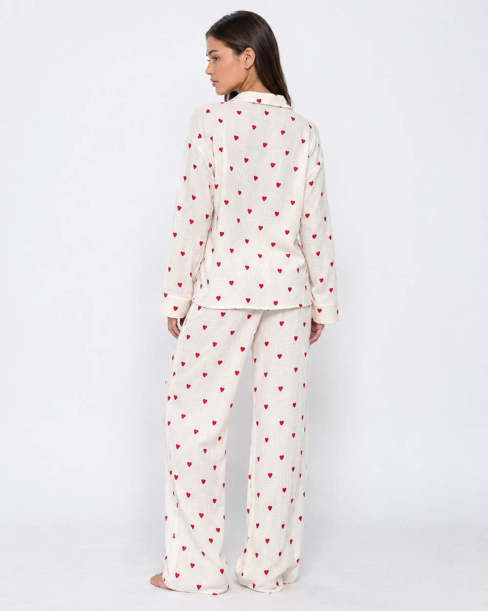 Love You More PJ Set — women's matching sets, back view