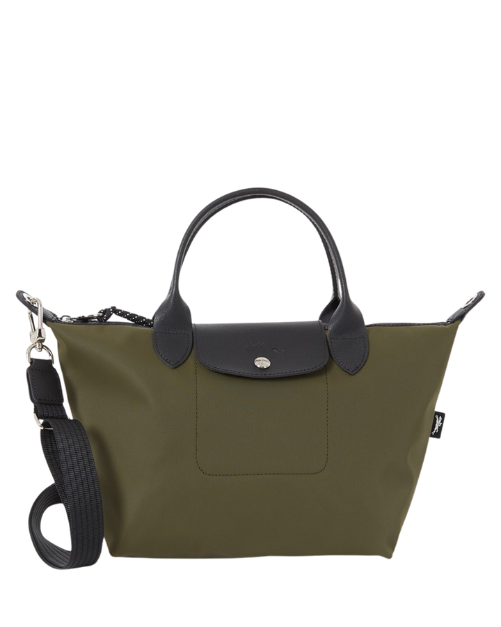 Longchamp Le Pliage Energy Small Crossbody Bag Khaki Olive Green front view